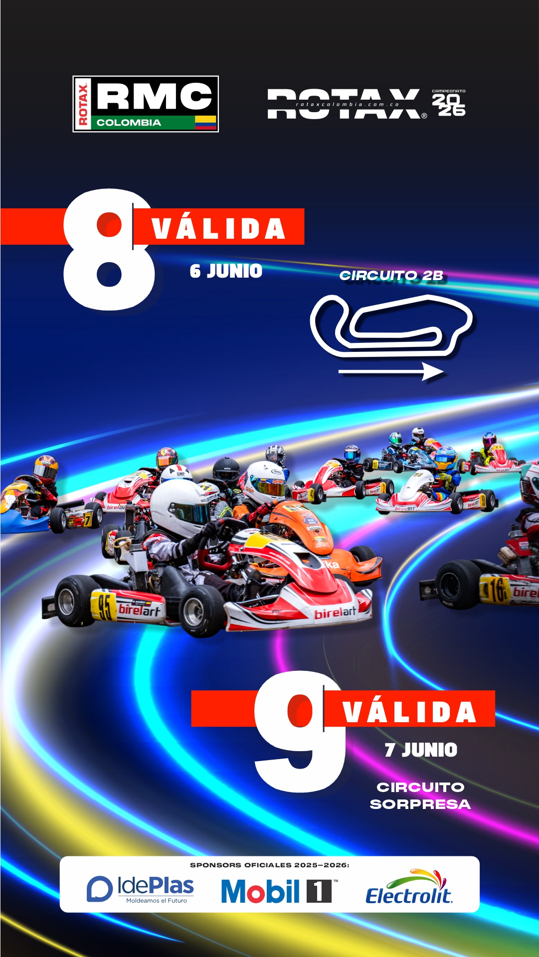 4 y 5 fecha ROTAX COLOMBIA