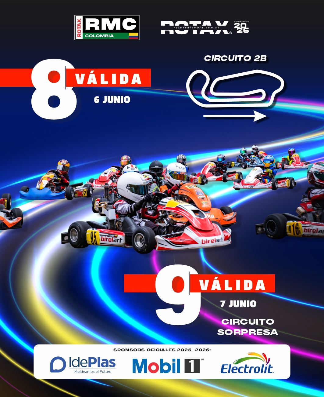 4 y 5 fecha ROTAX COLOMBIA