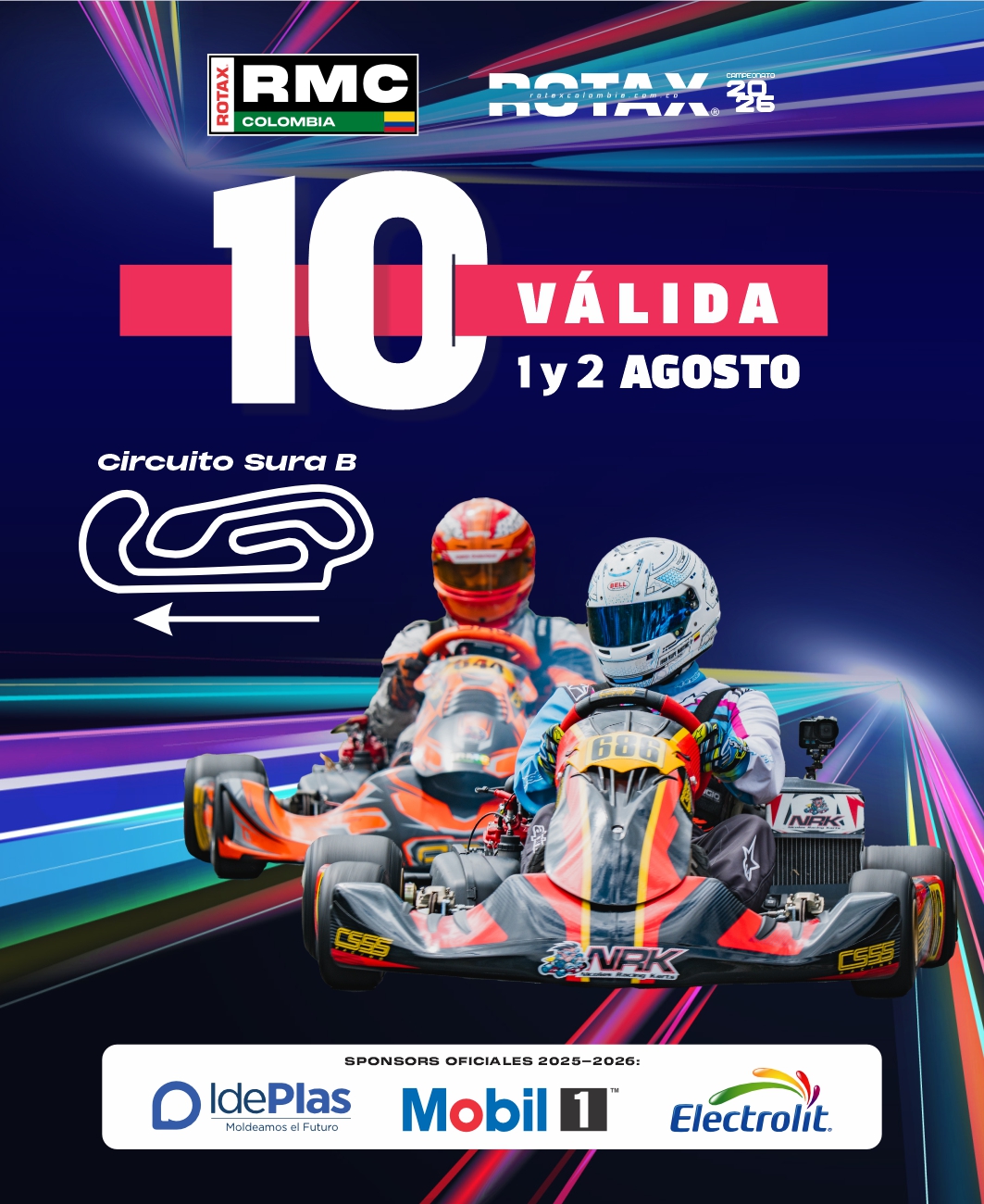 4 y 5 fecha ROTAX COLOMBIA