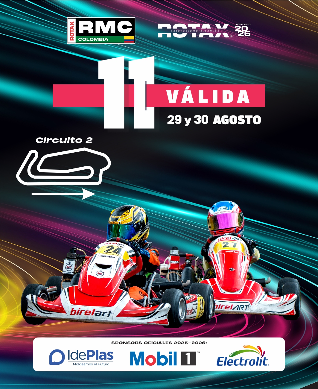 4 y 5 fecha ROTAX COLOMBIA